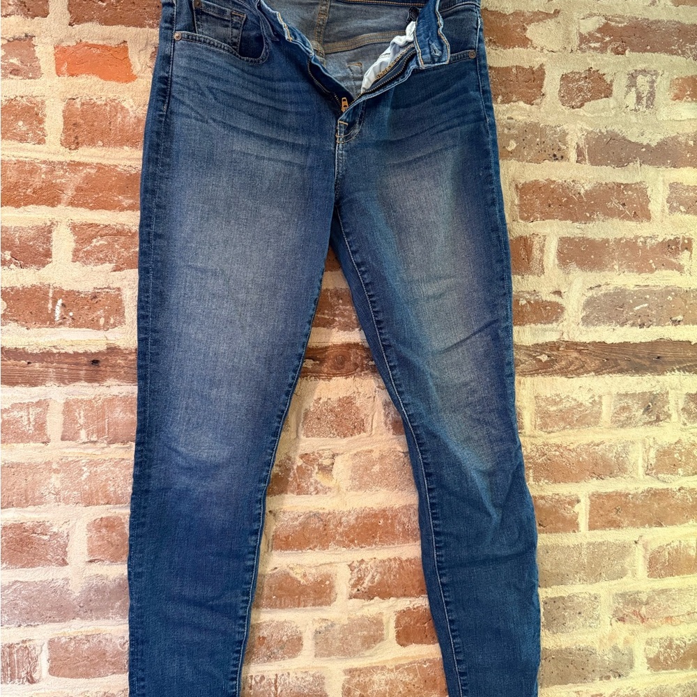 Seven7 Women's Skinny Jeans in Dark Blue